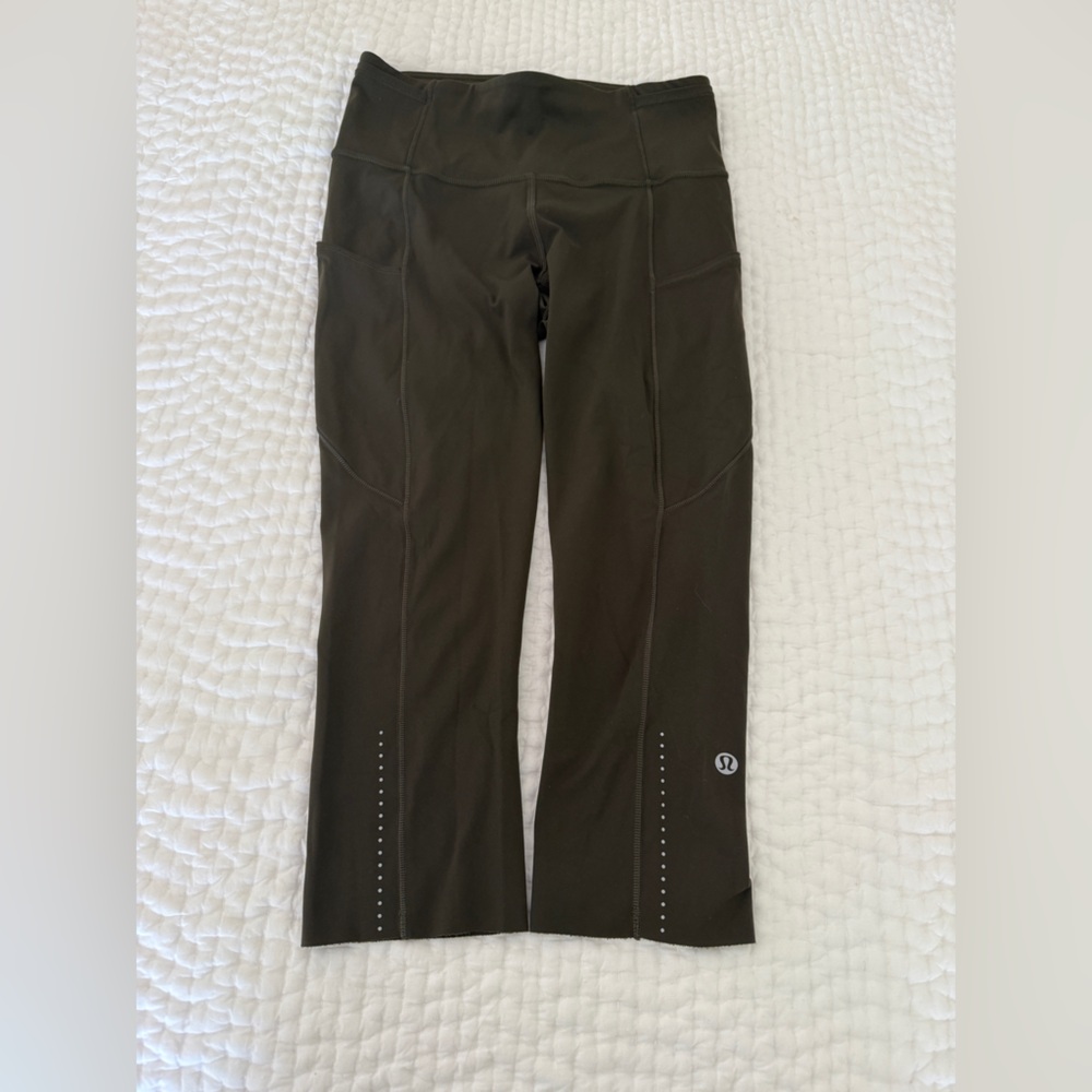 Lululemon Brown Cropped Tights
